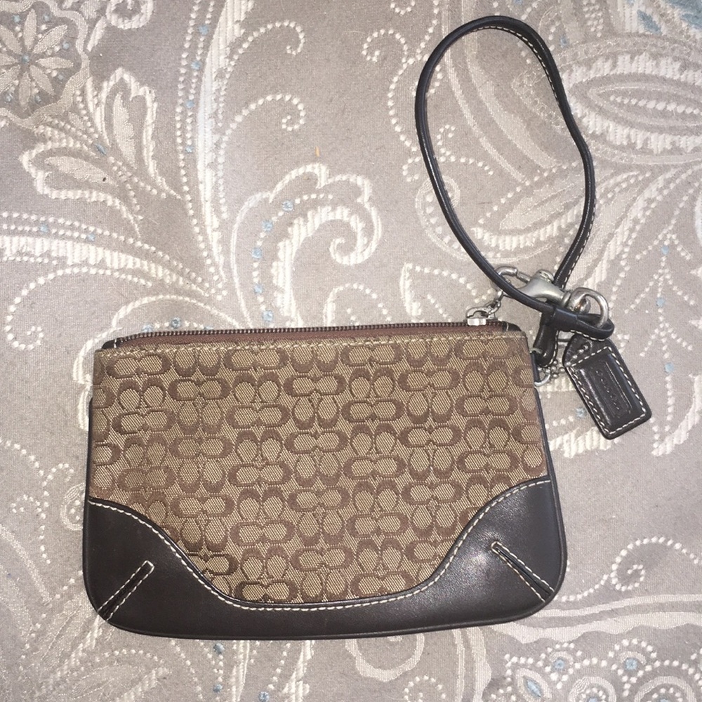 Authentic coach wristlet